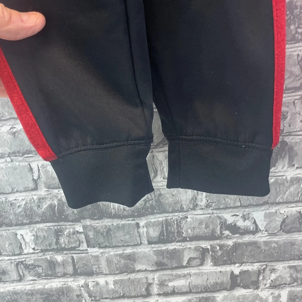 Nike Kids Black‎ Joggers with Red Stripe